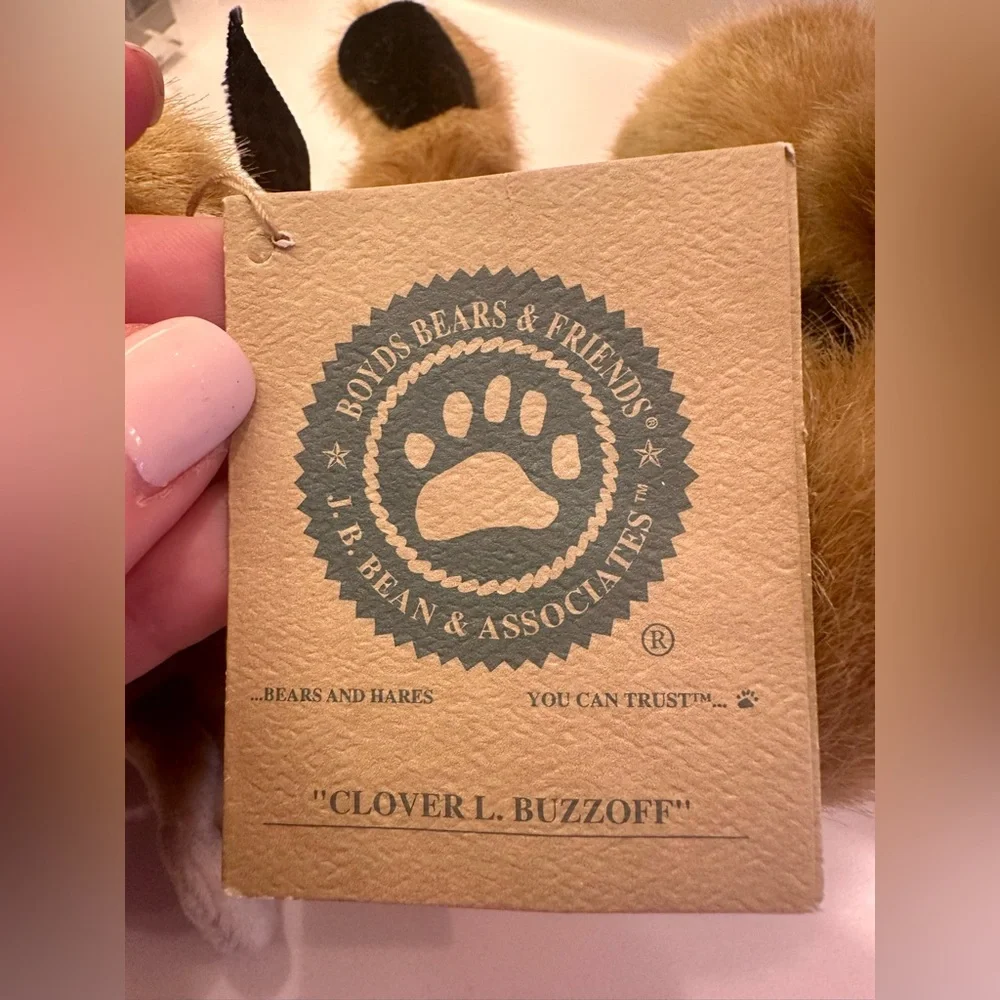 Vintage Boyd’s Bears NWT Clover L Buzzoff Plush Stuffed Animal Collectible Rare